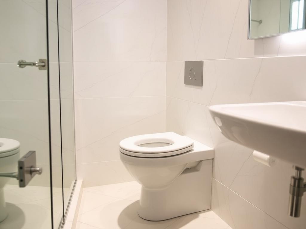 Modern Toilet Installation